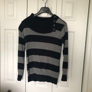 Banana Republic Striped Cowl Neck Sweater